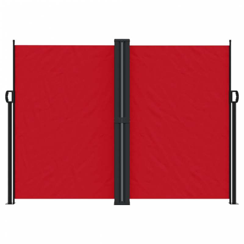 Seitenmarkise Ausziehbar Rot 180x1000 cm