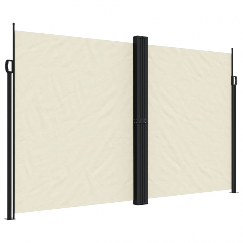 Seitenmarkise Ausziehbar Creme 200x1000 cm