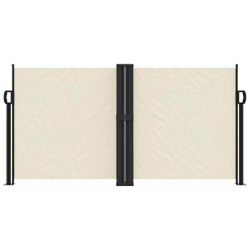 Seitenmarkise Ausziehbar Creme 120x1200 cm