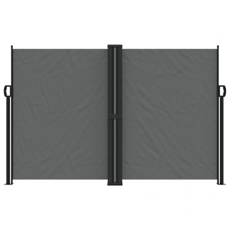 Seitenmarkise Ausziehbar Anthrazit 160x1200 cm