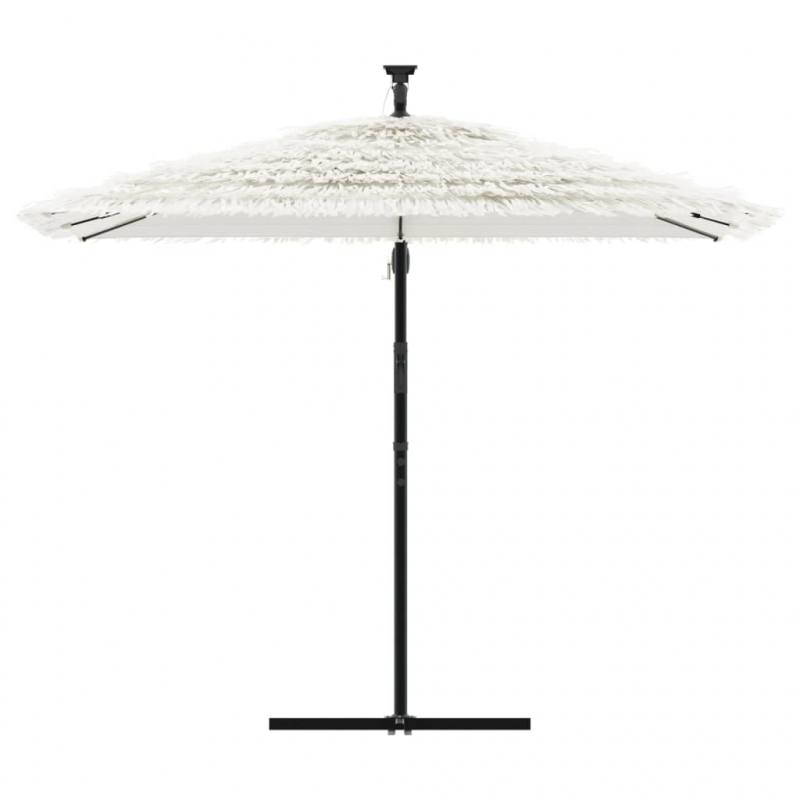 Sonnenschirm mit Stahlmast Weiß 269x269x235 cm