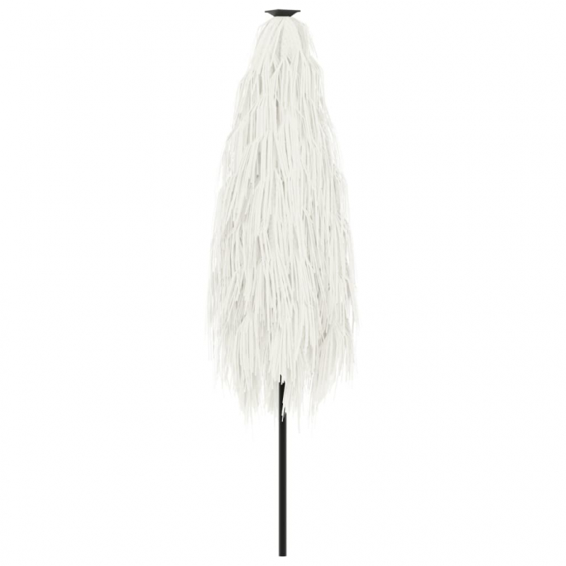 Sonnenschirm mit Stahlmast Weiß 248x248x248 cm