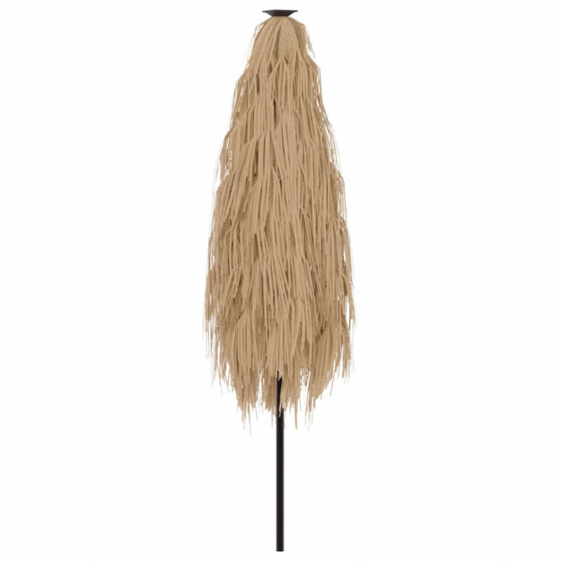 Sonnenschirm mit Stahlmast Braun 388x388x248 cm