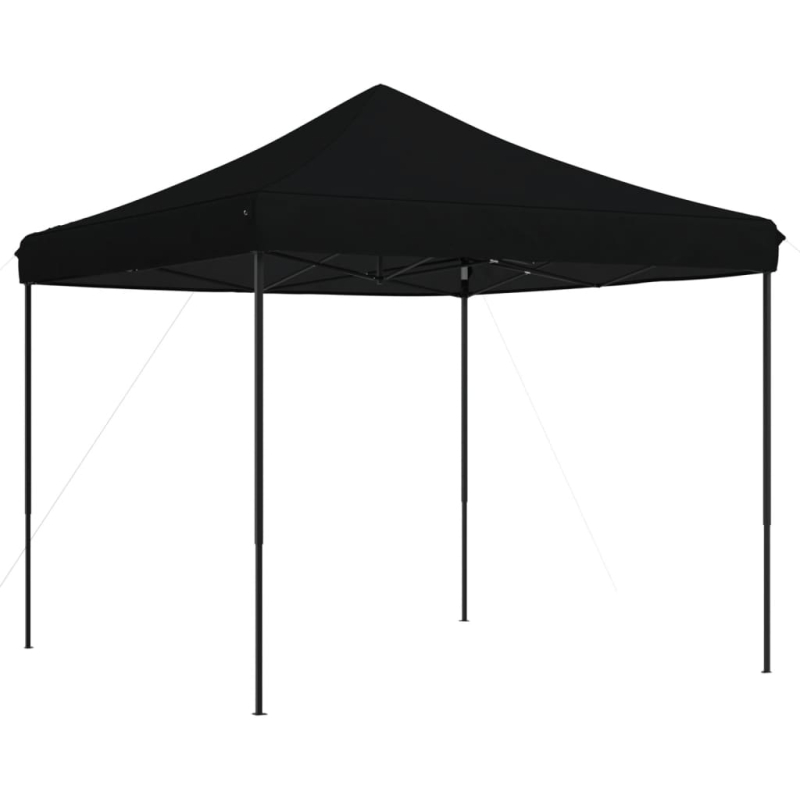 Partyzelt Faltbar Pop-Up Schwarz 292x292x315 cm