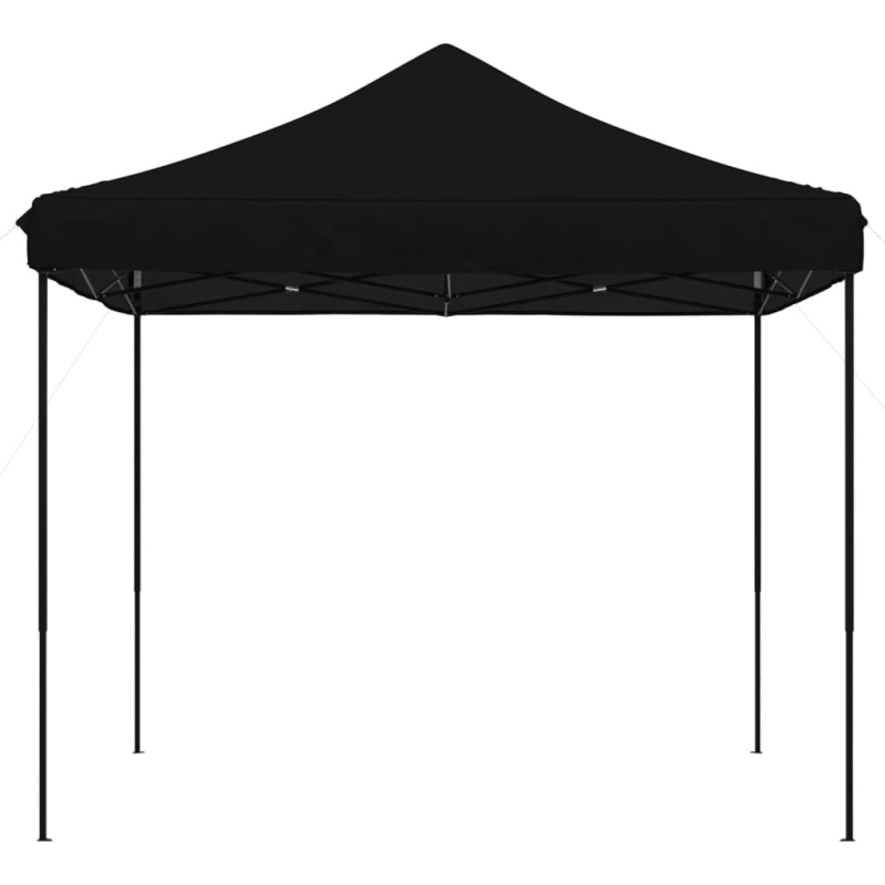 Partyzelt Faltbar Pop-Up Schwarz 292x292x315 cm