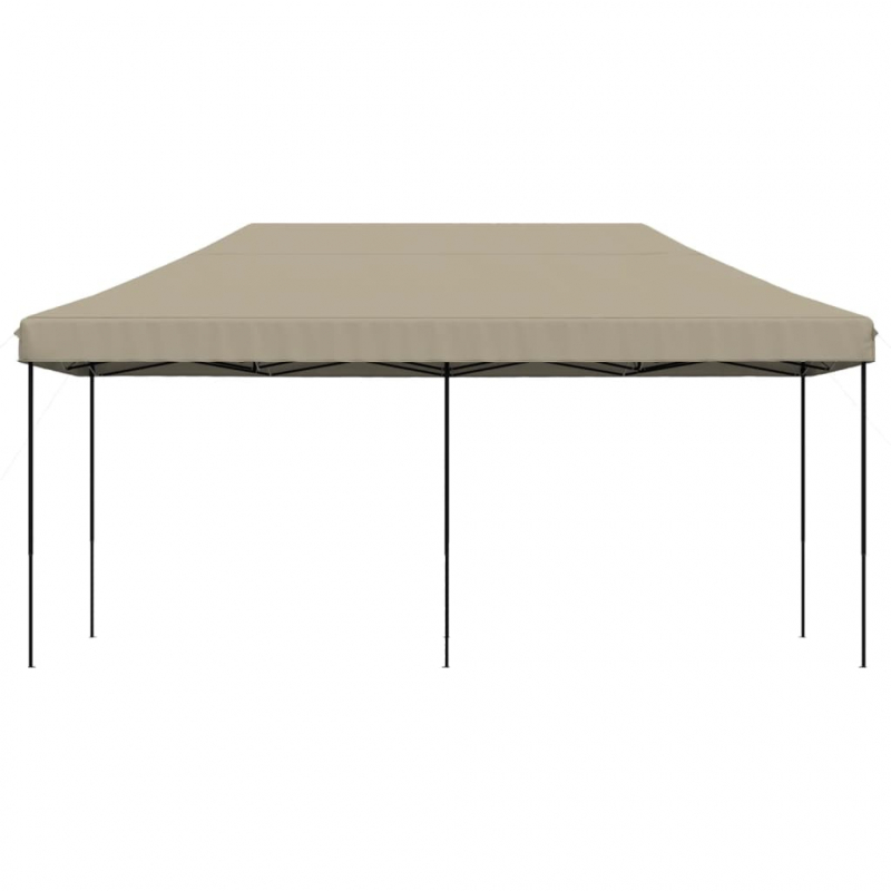 Partyzelt Faltbar Pop-Up Taupe 580x292x315 cm