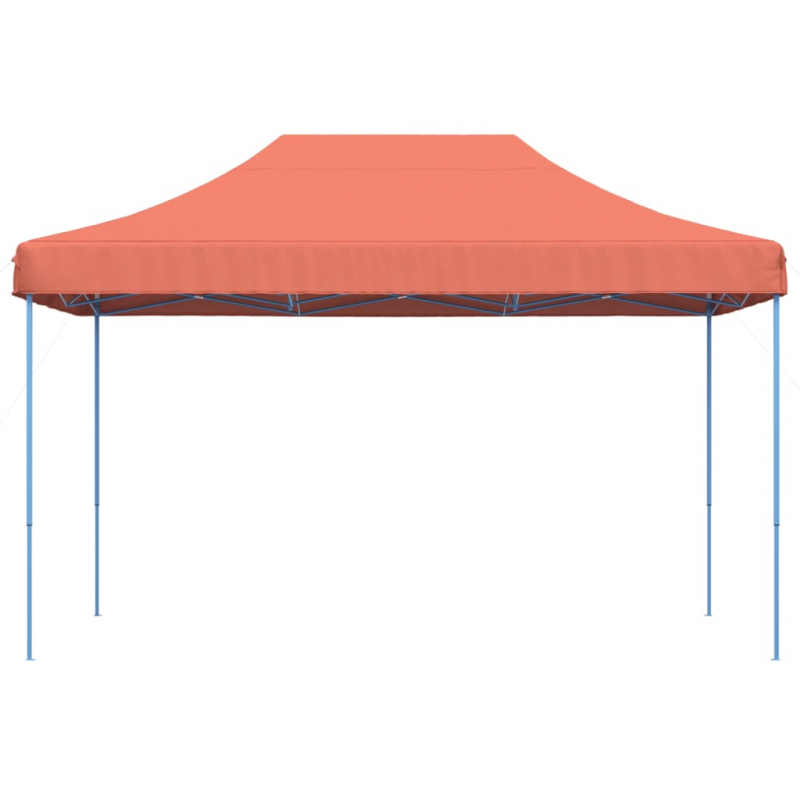 Partyzelt Faltbar Pop-Up Terrakottarot 440x292x315 cm