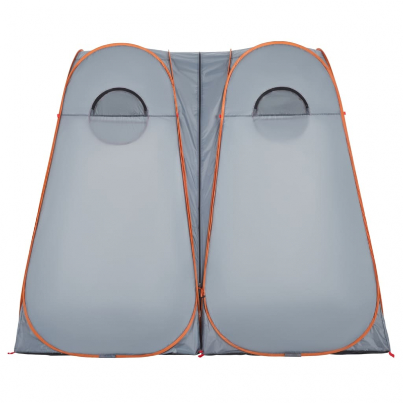 Sichtschutzzelt Grau und Orange Pop-Up Wasserdicht