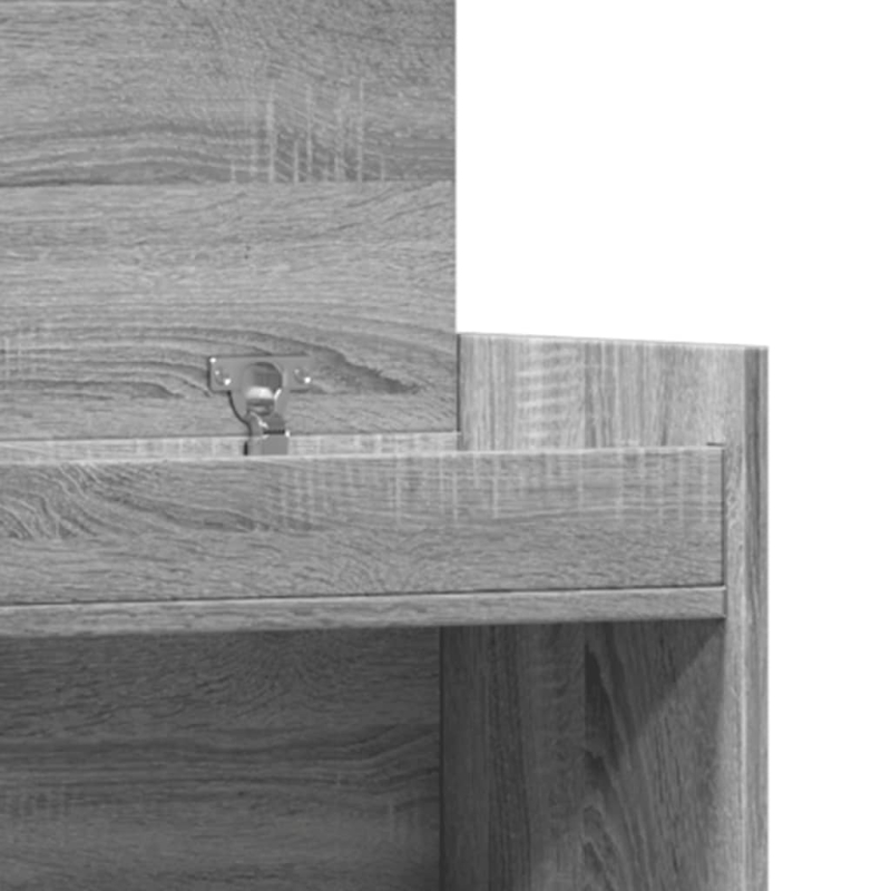 Schuhschrank Grau Sonoma 100,5x28x100 cm Holzwerkstoff