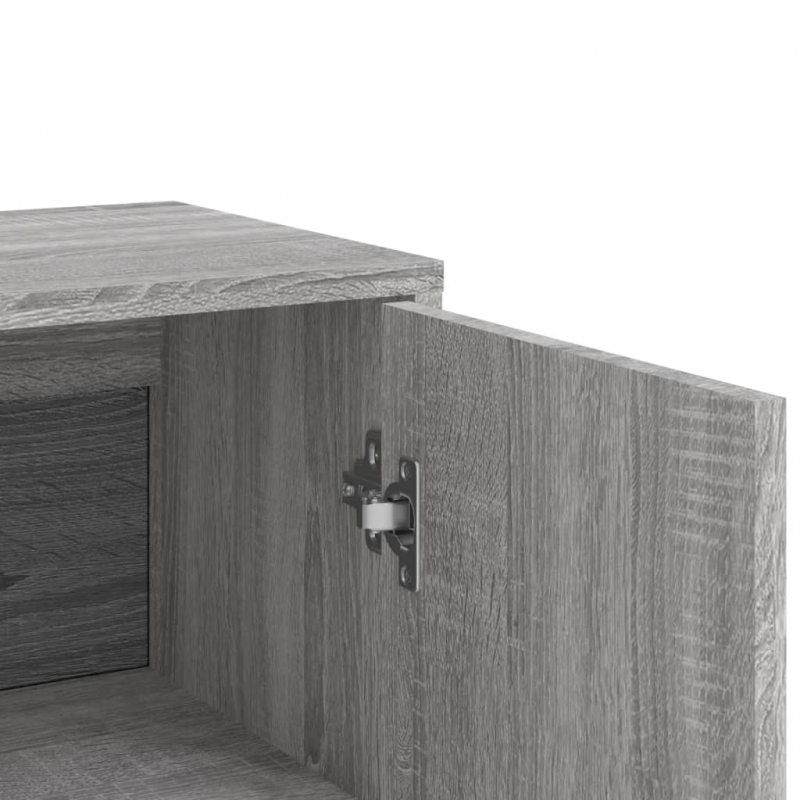 Sideboard Grau Sonoma 60x31x84 cm Holzwerkstoff