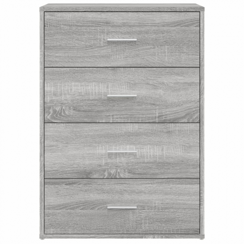 Sideboard Grau Sonoma 60x31x84 cm Holzwerkstoff