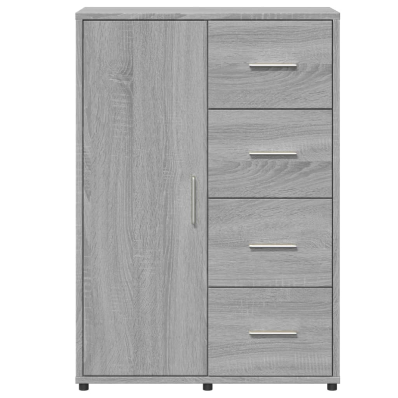 Sideboard Grau Sonoma 60x31x84 cm Holzwerkstoff