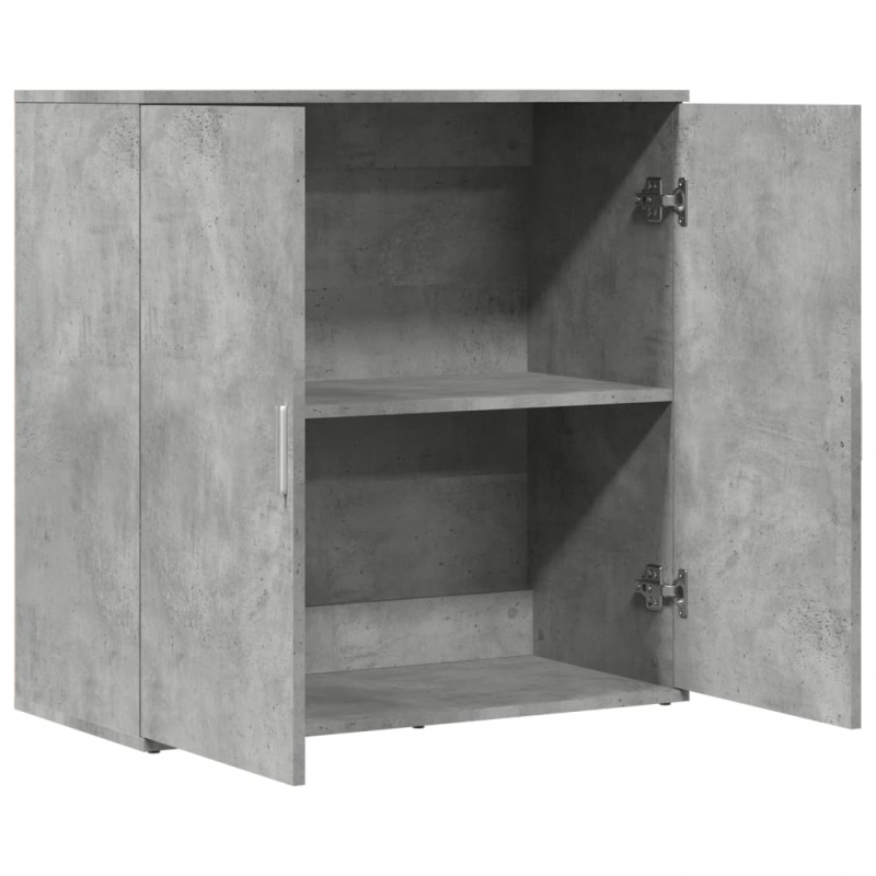 Sideboard Betongrau 79x38x80 cm Holzwerkstoff