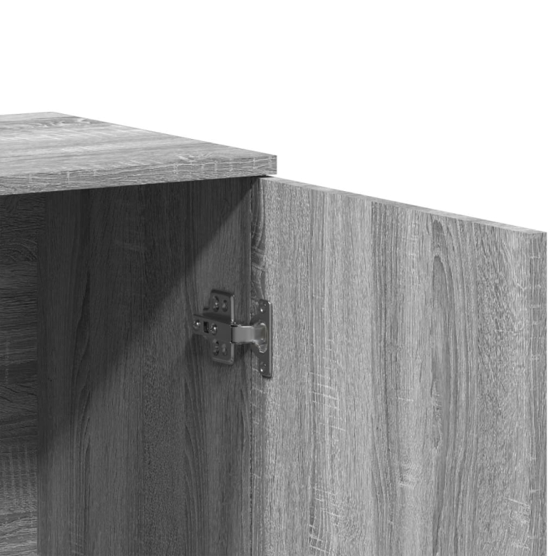 Sideboard Grau Sonoma 79x38x80 cm Holzwerkstoff