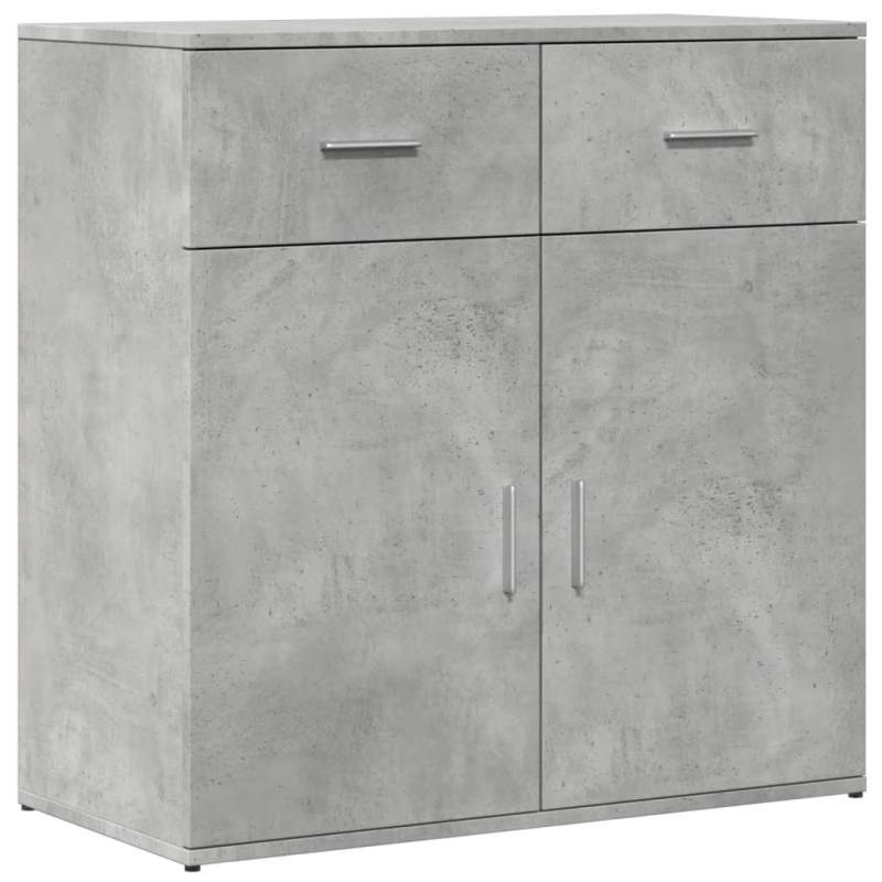 Sideboard Betongrau 79x38x80 cm Holzwerkstoff