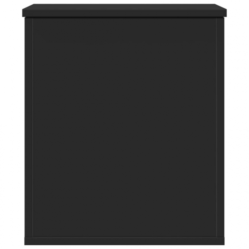 Truhe Schwarz 40x42x46 cm Holzwerkstoff