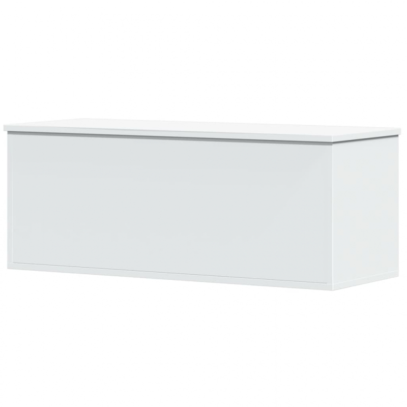 Truhe Weiß 90x35x35 cm Holzwerkstoff