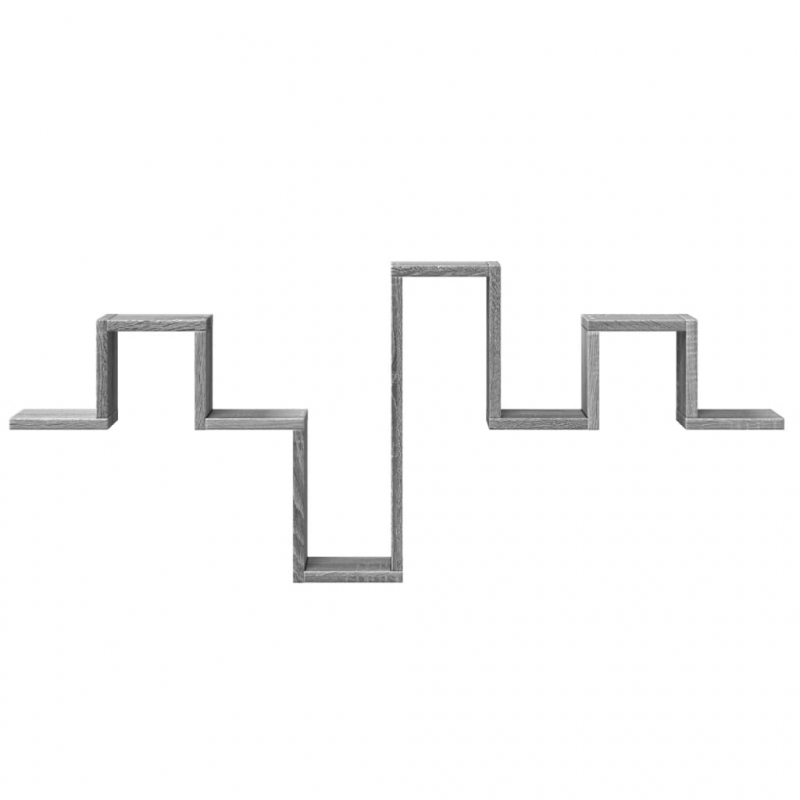 Wandregal Grau Sonoma 104,5x10x43 cm Holzwerkstoff