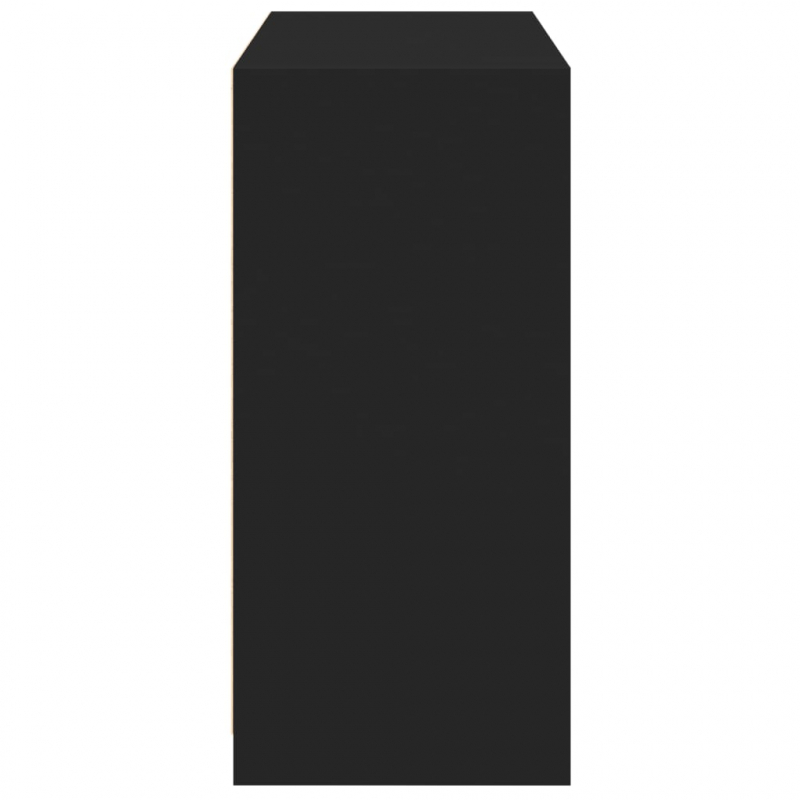 Kleiderschrank Schwarz 77x48x102 cm Holzwerkstoff