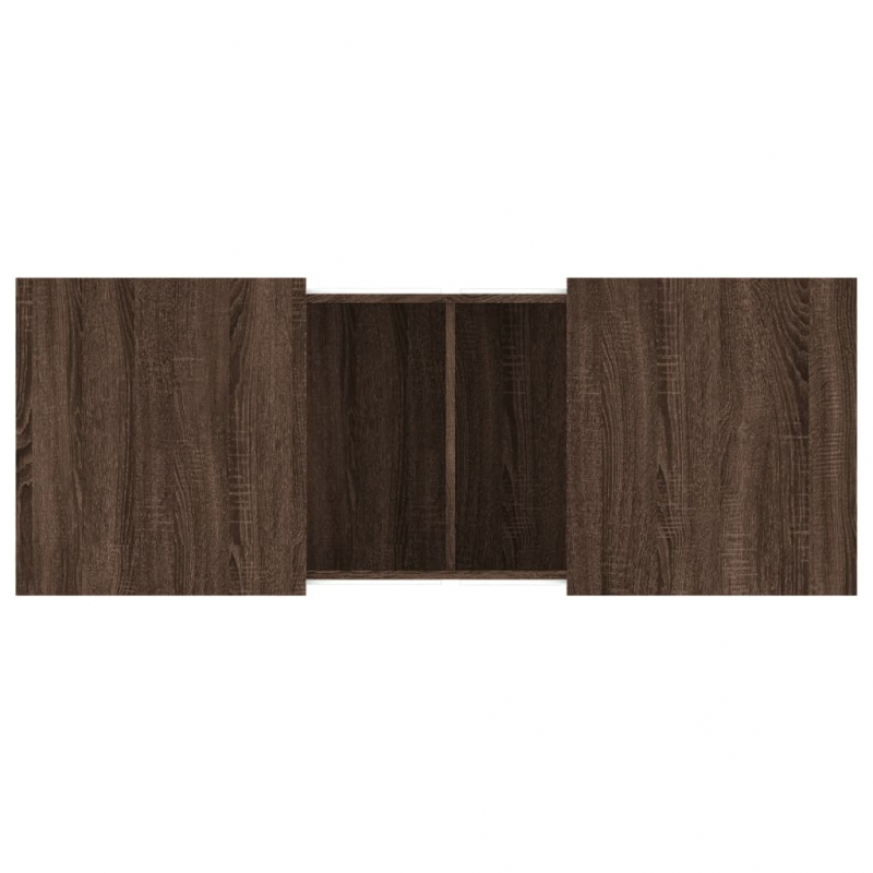 Couchtisch Braun Eichen-Optik 100x55x40 cm Holzwerkstoff