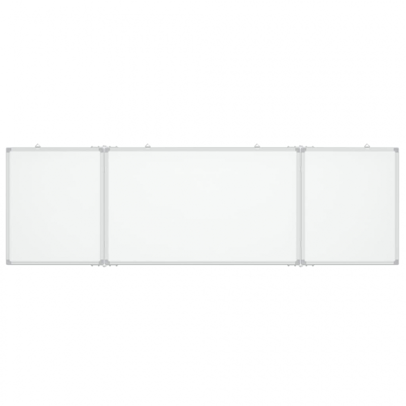Magnetisches Whiteboard Klappbar 160x60x1,7 cm Aluminium