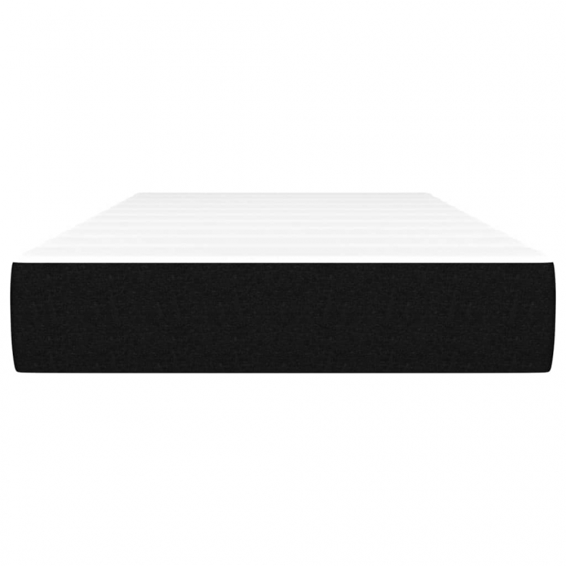 Taschenfederkernmatratze Schwarz 120x190x20 cm Stoff