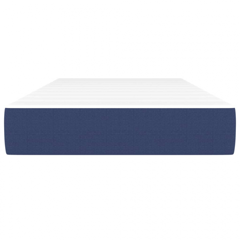 Taschenfederkernmatratze Blau 120x190x20 cm Stoff