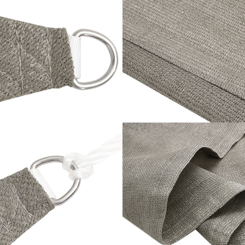 Sonnensegel 160 g/m² Trapez Hellgrau 3/4x2 m HDPE