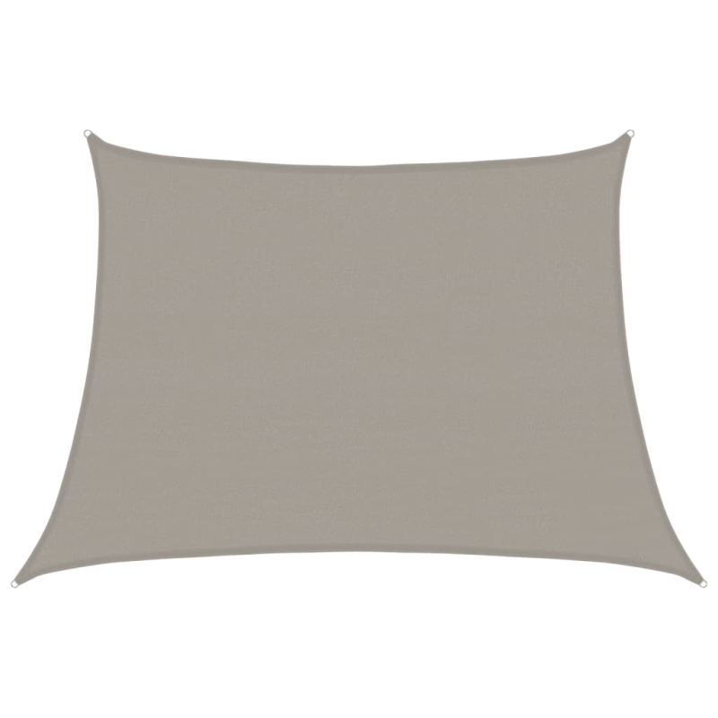 Sonnensegel 160 g/m² Trapez Hellgrau 4/5x3 m HDPE