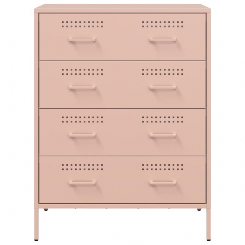 Sideboard Rosa 68x39x89 cm Stahl