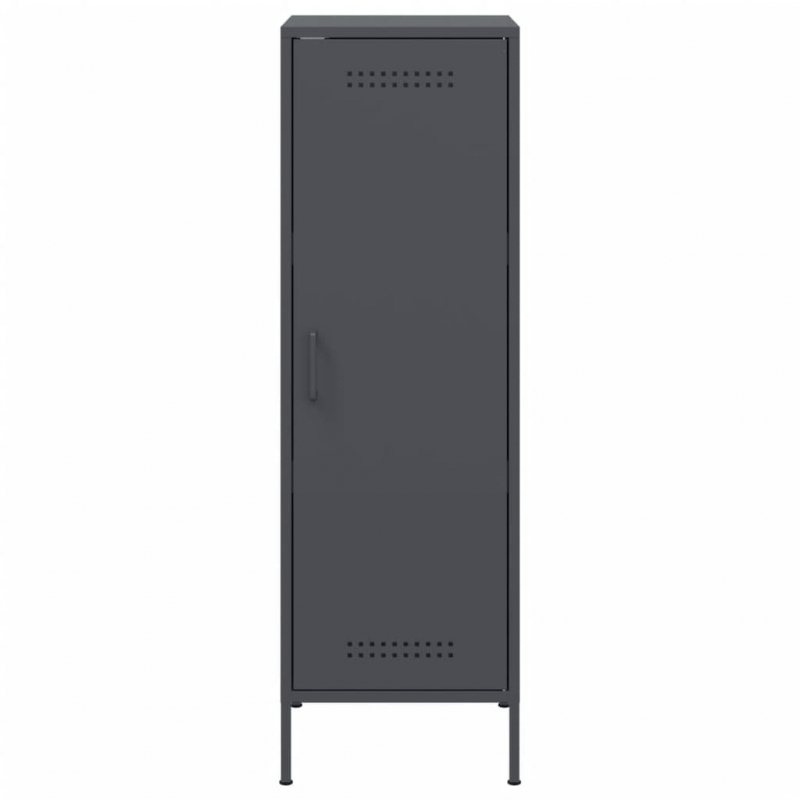 Highboard Anthrazit 36x39x113 cm Stahl
