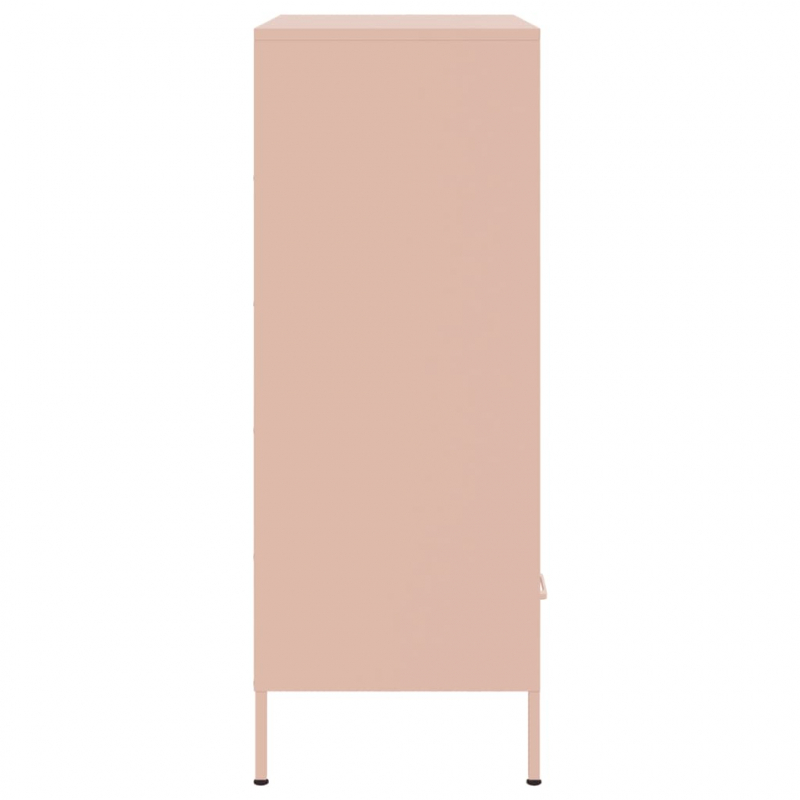 Highboard Rosa 68x39x101,5 cm Stahl