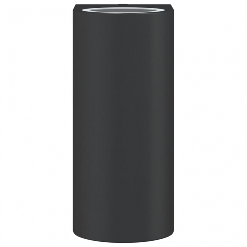 Außenwandleuchten 2 Stk. Schwarz Aluminiumdruckguss