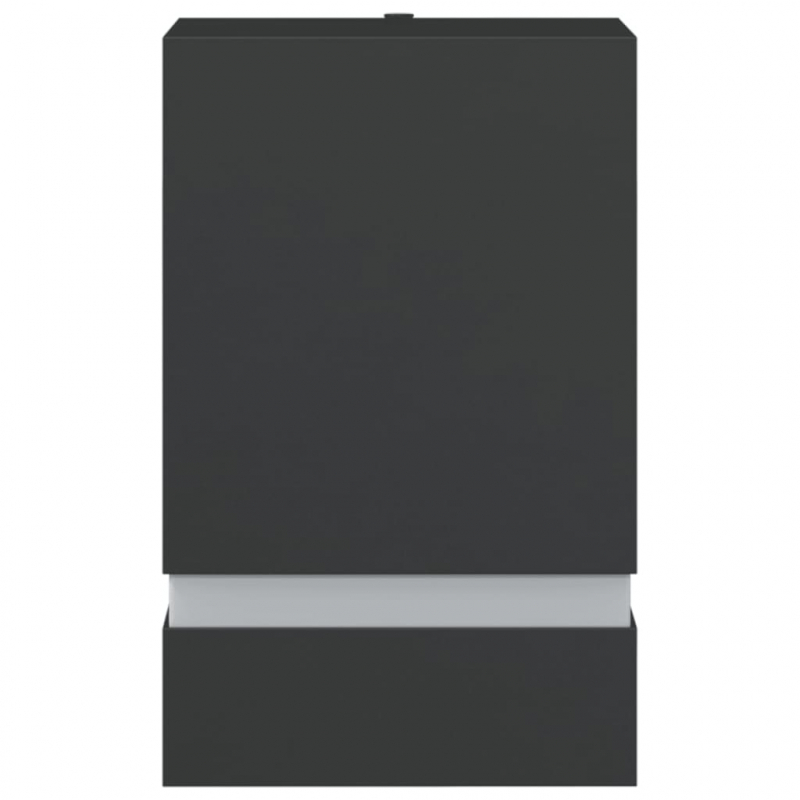 Außenwandleuchte Schwarz Edelstahl