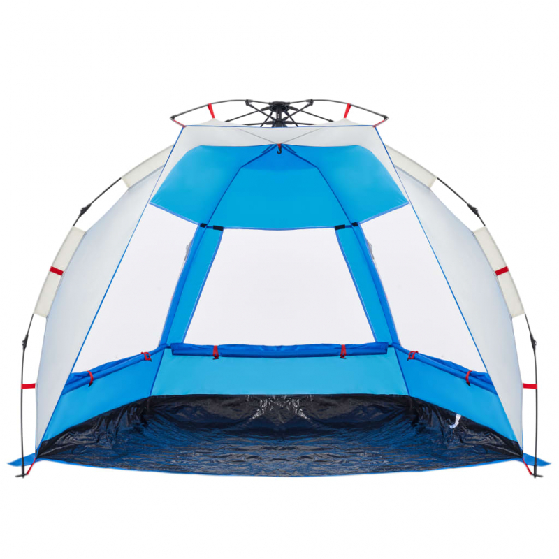 Strandzelt 2 Personen Azurblau Quick Release Wasserdicht
