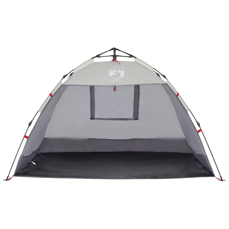 Strandzelt 2 Personen Grau Quick Release Wasserdicht