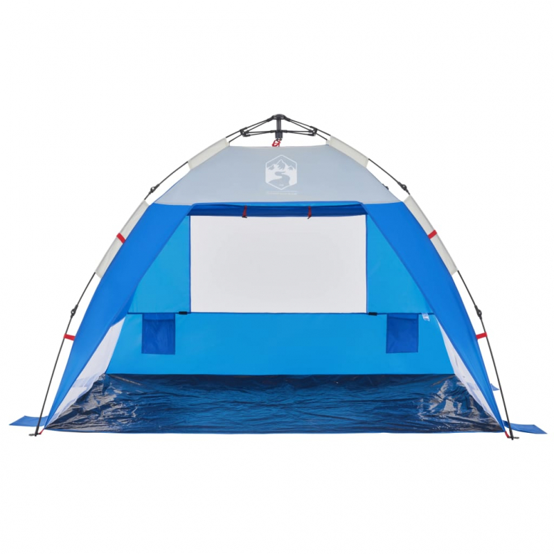Strandzelt 2 Personen Azurblau Quick Release Wasserdicht