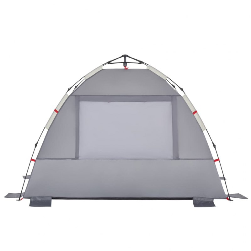 Strandzelt 2 Personen Grau Quick Release Wasserdicht