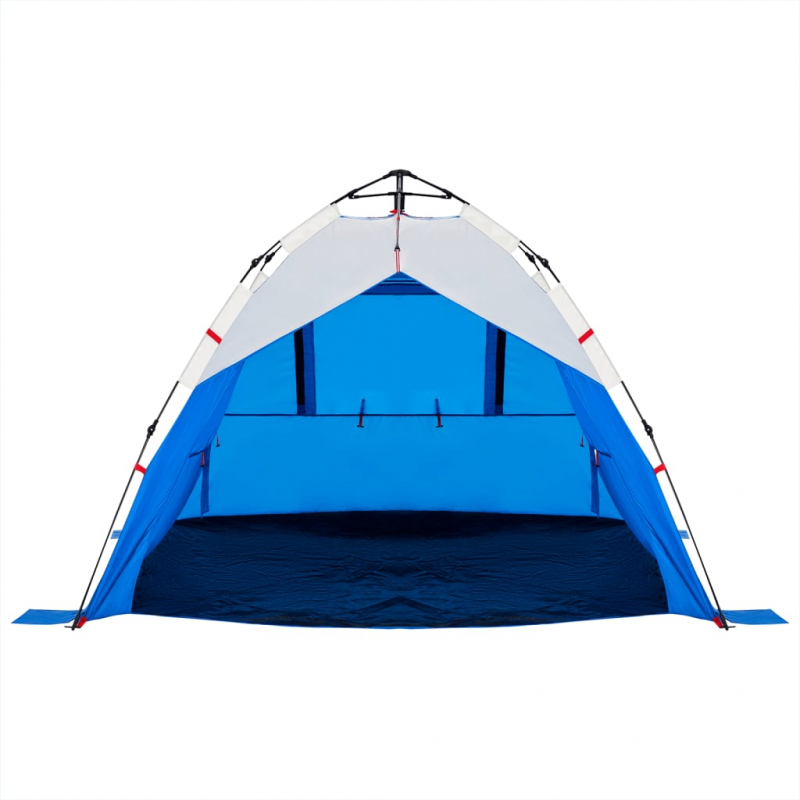 Strandzelt 3 Personen Azurblau Quick Release Wasserdicht