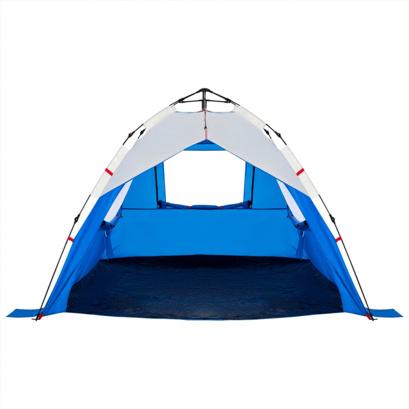 Strandzelt 3 Personen Azurblau Quick Release Wasserdicht