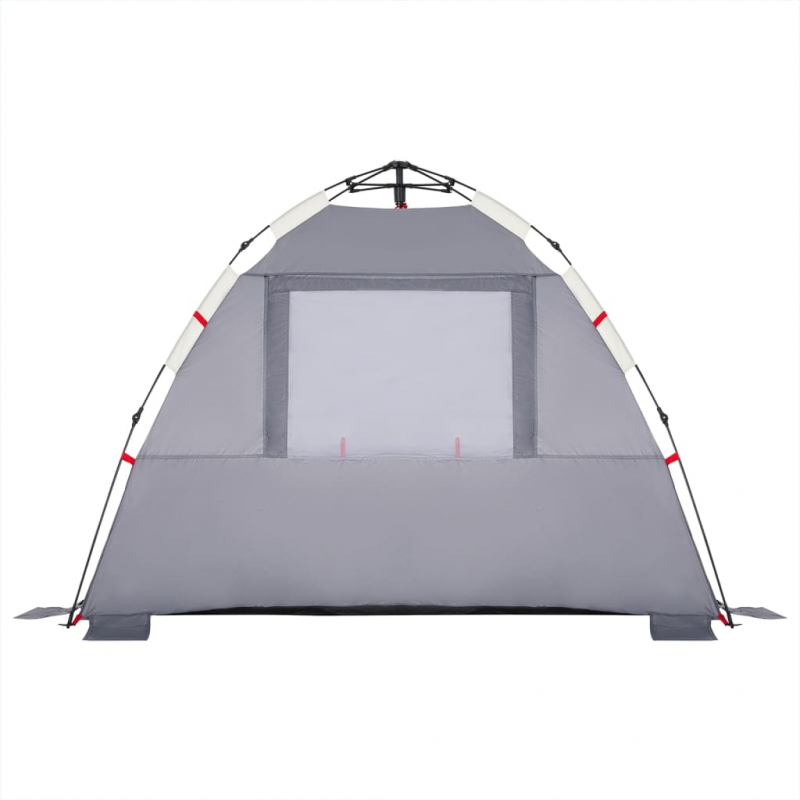 Strandzelt 3 Personen Grau Quick Release Wasserdicht