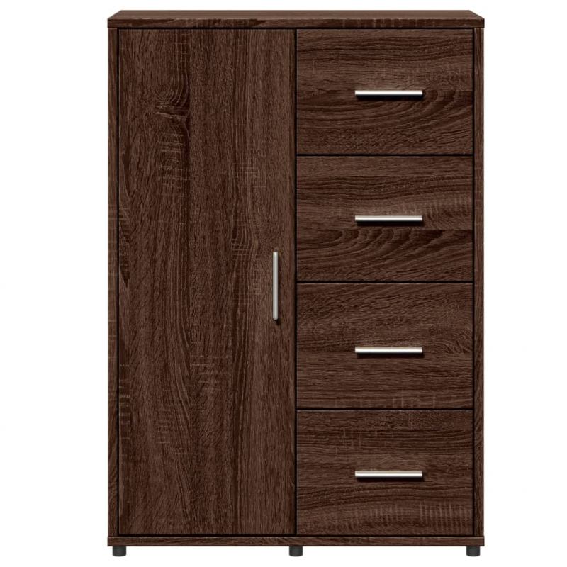 Sideboards 2 Stk. Braun Eichen-Optik 60x31x84 cm Holzwerkstoff