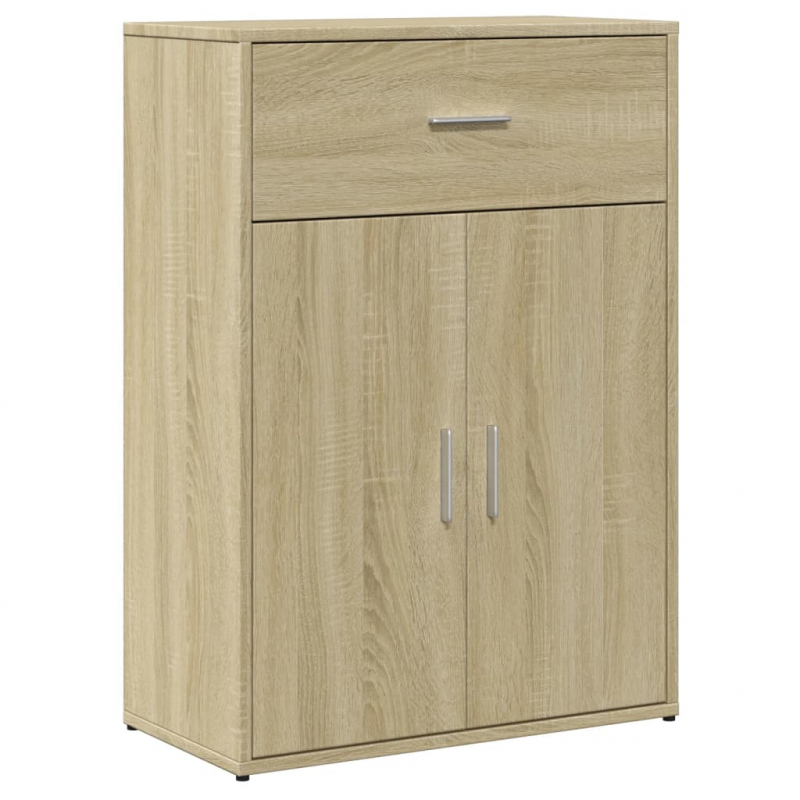 Sideboards 2 Stk. Sonoma-Eiche 60x30x84 cm Holzwerkstoff