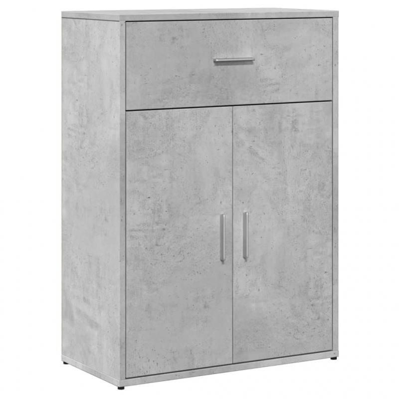Sideboards 2 Stk. Betongrau 60x30x84 cm Holzwerkstoff