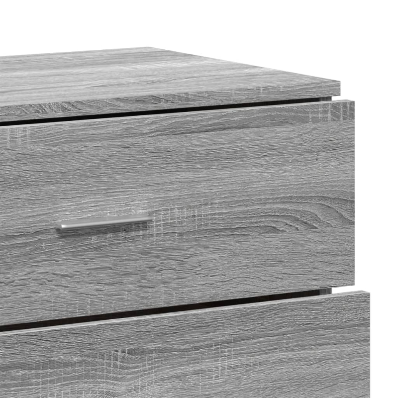Sideboards 3 Stk. Grau Sonoma Holzwerkstoff