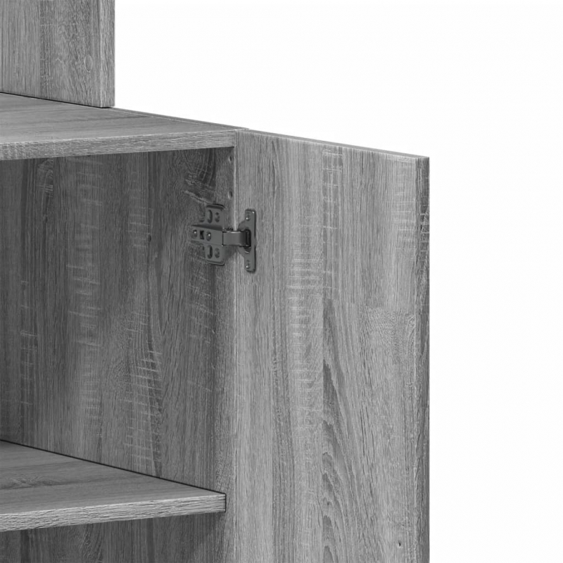 Küchenschrank Grau Sonoma 60x50x180 cm Holzwerkstoff