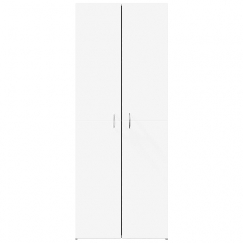 Aktenschrank Weiß 60x32x153 cm Holzwerkstoff