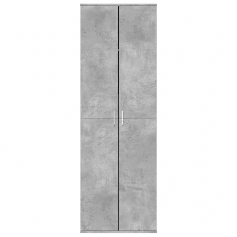 Highboard Betongrau 60x35x180 cm Holzwerkstoff