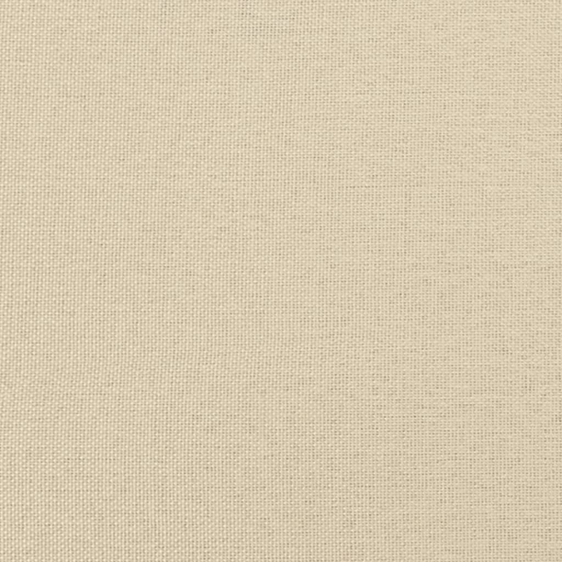 2-tlg. Sofagarnitur mit Dekokissen Creme Stoff