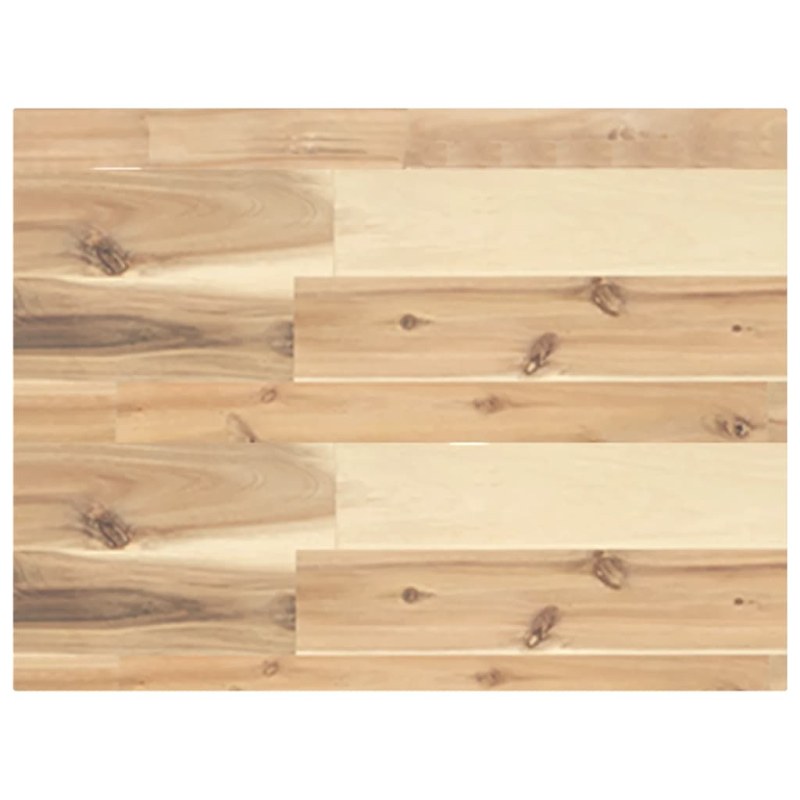 Schweberegale 2 Stk. 40x30x4 cm Massivholz Akazie Unbehandelt